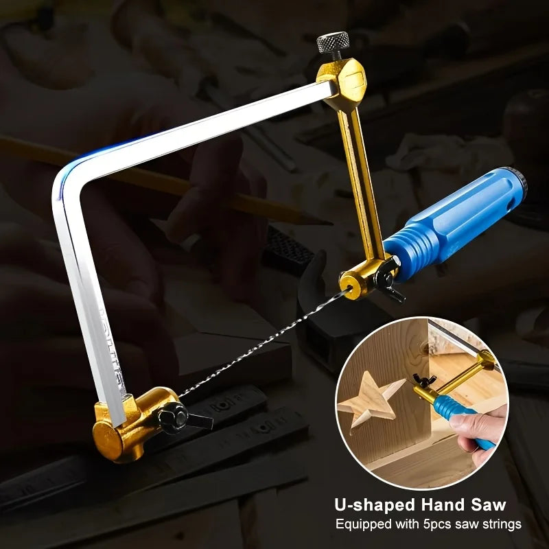 Adjustable Saw Bow U Type Saw Bow Cutting Tool For Wooden Handle Of Jewelry Saw Frame Hand Tools Jeweler's Saw Frame