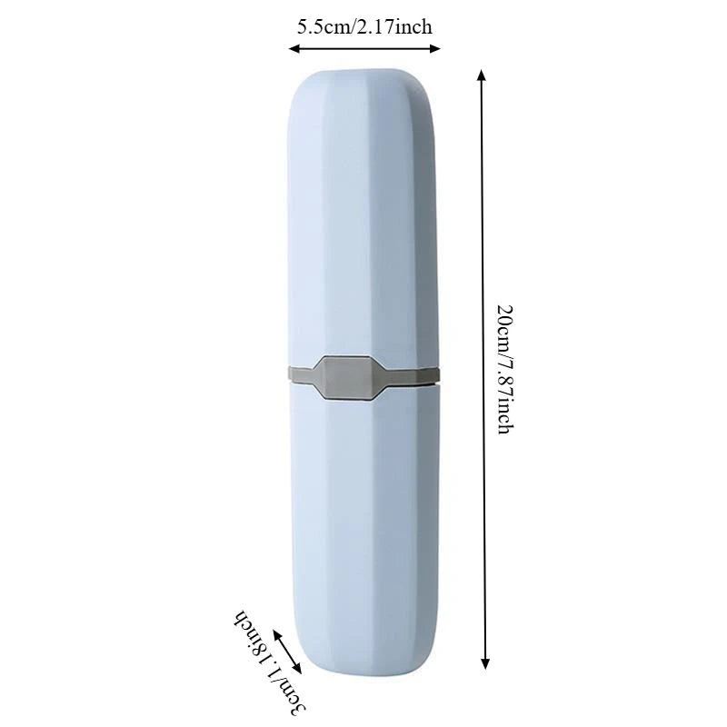 Multifunctional Storage Box for Toothbrush Travel Organizer Plastic Student Home Pencil Case Portable Tableware Container