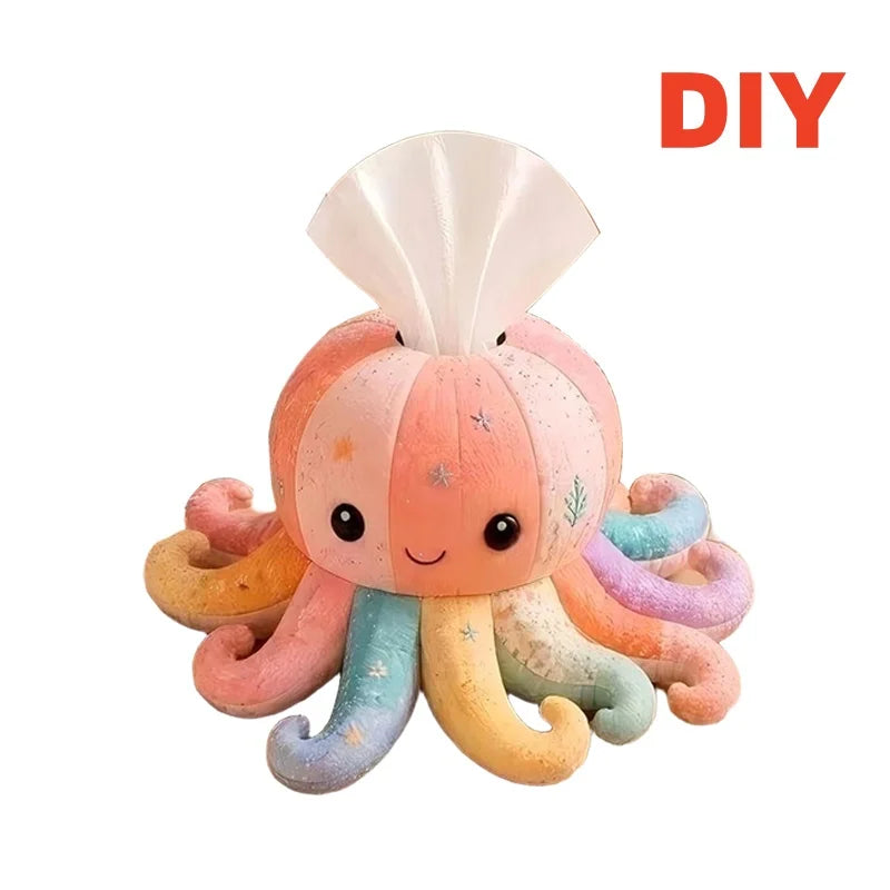 DIY Patchwork Tissue Box Cover Kit Precut Cloth Sewing Thread Tools Handmade Napkin Holder Craft Hobby Home Table Decor Gift