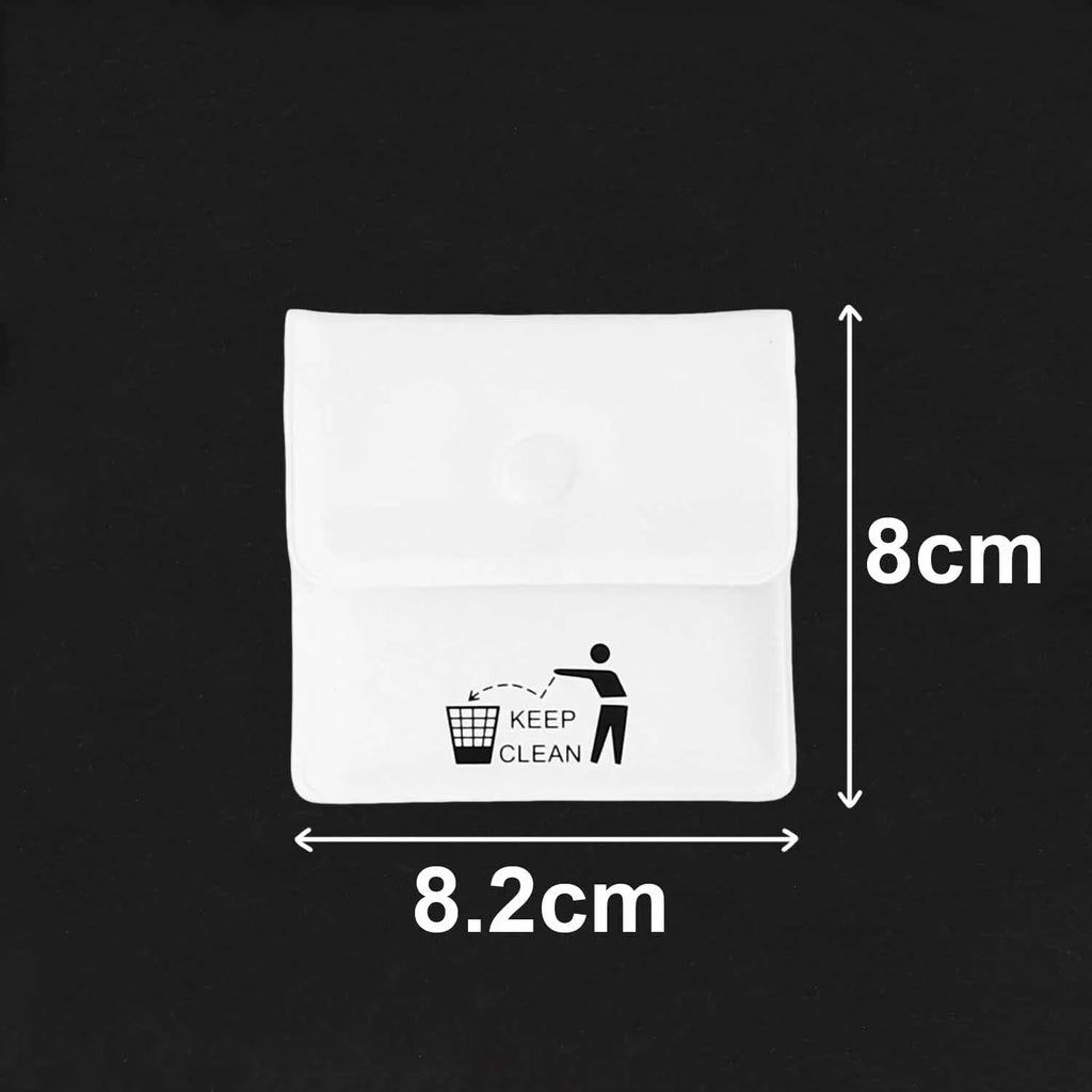 1-4pcs Portable Ash Pouch Leakproof Smell Proof Butt Organizer Universal Car PVC Aluminum Film Heat Safe Outdoor Storage Pocket