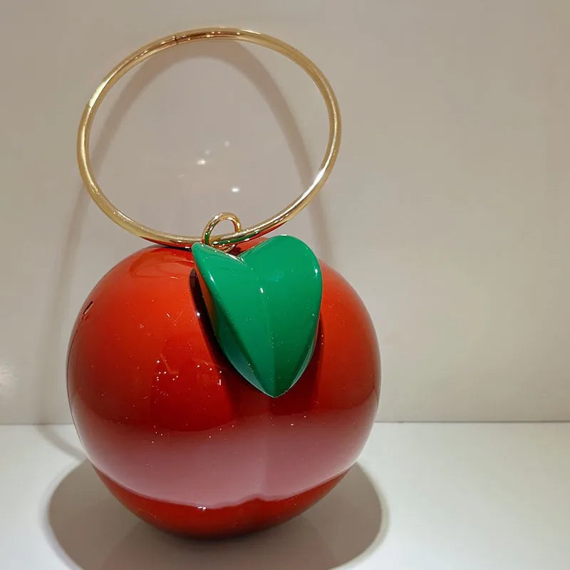 Funny Peach Shaped Purses and Handbags for Women Kawaii Girls Shoulder Bag Small Crossbody Bag Cute Female Clutch Leather