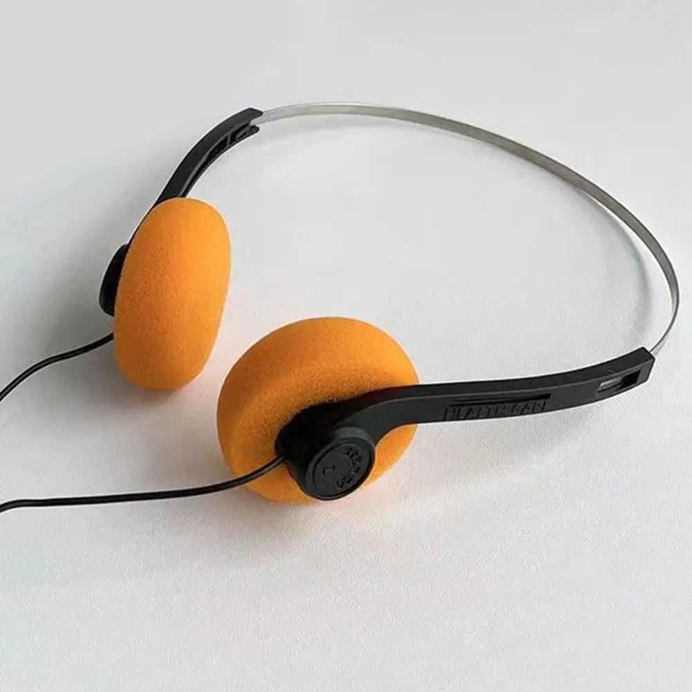 Retro Underwire Headphones Portable Wired Small Music Mp3 Walkman Sports Fashion Photo Props - Fashionable Vintage Headset