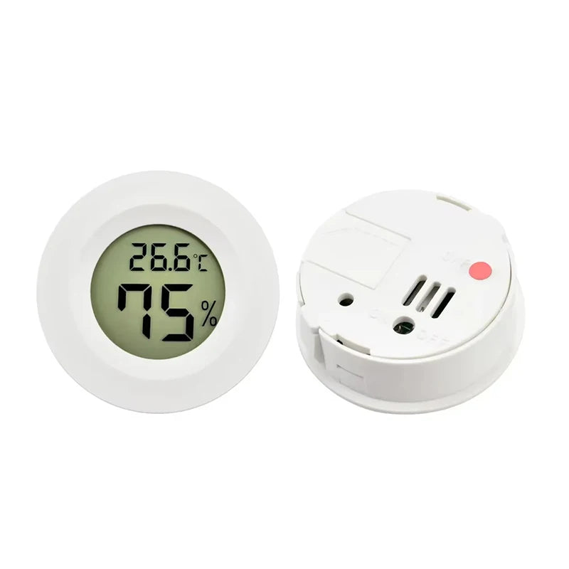 Outdoor Sports Thermometer Reptile Electronic Hygrometer Round Hygrometer Camping Equipment Tool Accessories Outdoor Gadget