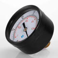 50mm Face Double Scale Pressure Gauge 0~-30nhg 0~-1Bar Vacuum Pressure Meter Pressure Gauge for Air Water Fuel Liquids