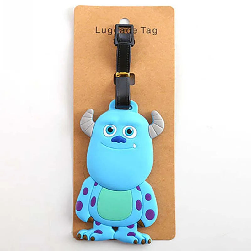 Lovely Disney Marie Cat  Travel Accessories Luggage Tag Silica Gel Suitcase ID Addres Holder Baggage Boarding Tag Portable Label