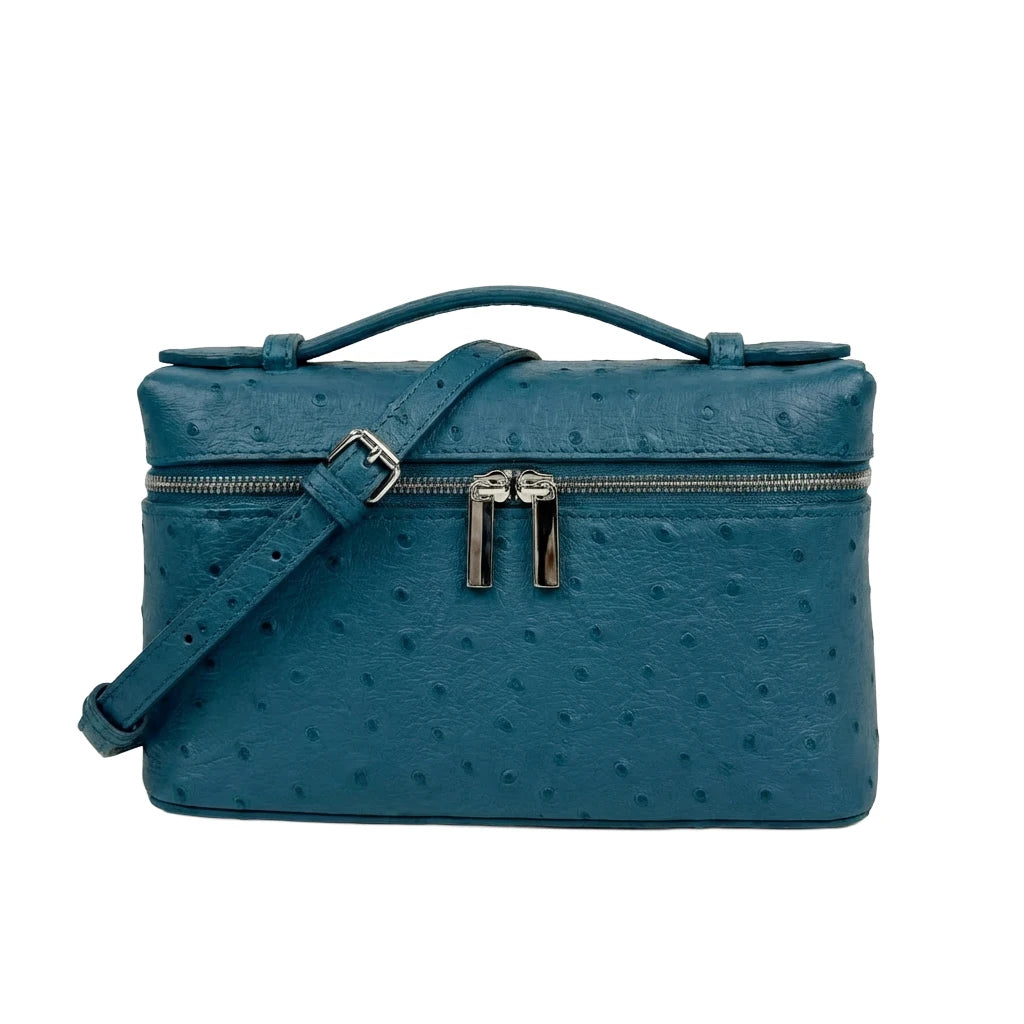 Mendy Women's Bag Ostrich Small Bag Cow Leather Shoulder Bags Crossbody Handbags Clutch Bag Luxury Bags Designers New In handbag