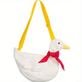 1 Pc Cute Simulation Duck Shoulder Bag Crossbody Plush Big Goose Backpack Purses and Handbags Crossbody Bags for Women