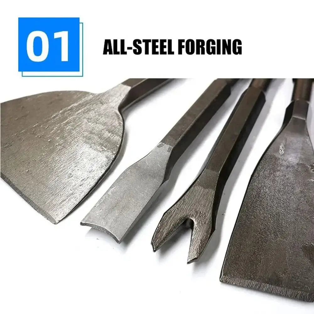 Heavy Duty Widening Drill bit Hexagonal/square Handle Electric Hammer Concrete Impact Drill SDS Plus Shank Multifunctional