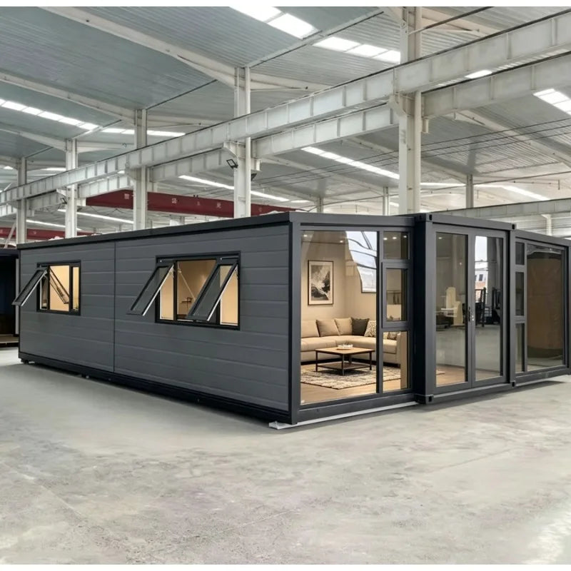 Custom 20Ft 40Ft Expandable Container Prefabricated House With Kitchen Villa Prefab Granny Flat Portable Home Casa Portable