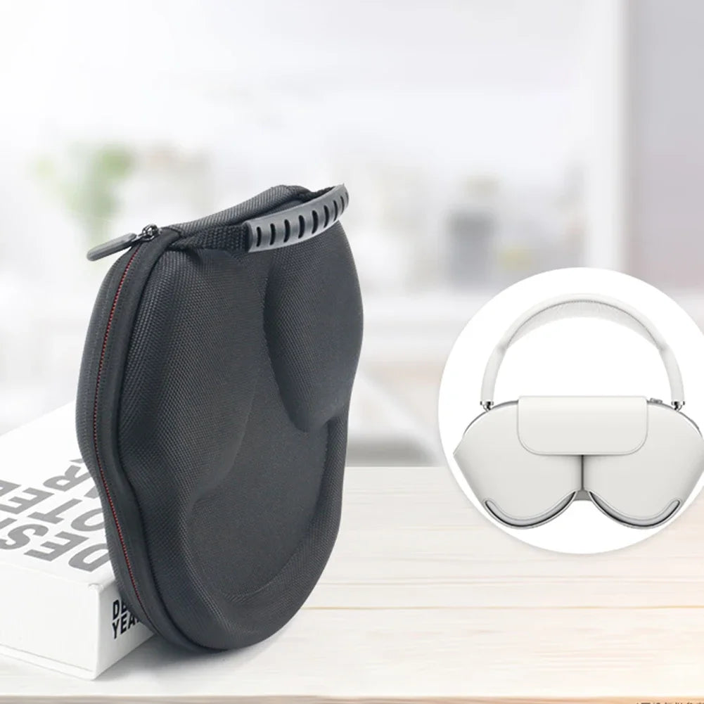 Waterproof Hard Travel Carry Case for Apple AirPods Max Headphones Protective Storage Bag for Electronic Accessories