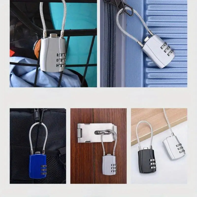 1Pc Luggage Travel Lock School Gym Storage Cabinet File Cabinet Tool Box Case Password Lock