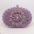 Diamond Crystal Women Make Up Cosmetic Evening Shoulder Messenger Clutch Bag Phone Purse Handbag Golden Silvery Red Pink Black