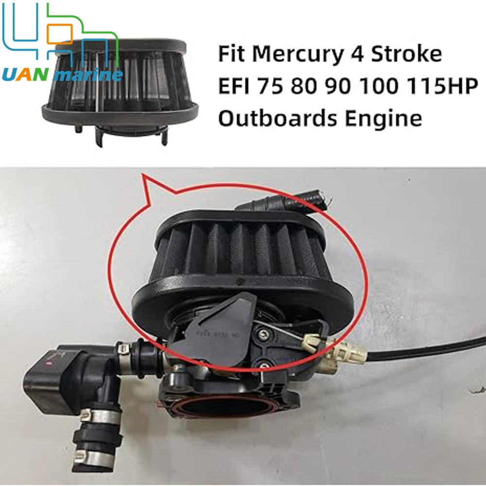 Air Filter For Mercury 75HP 80HP 90HP 100HP 115HP  4 Stroke Outboards Engine 35-8M0082911 897575T02  897575T01