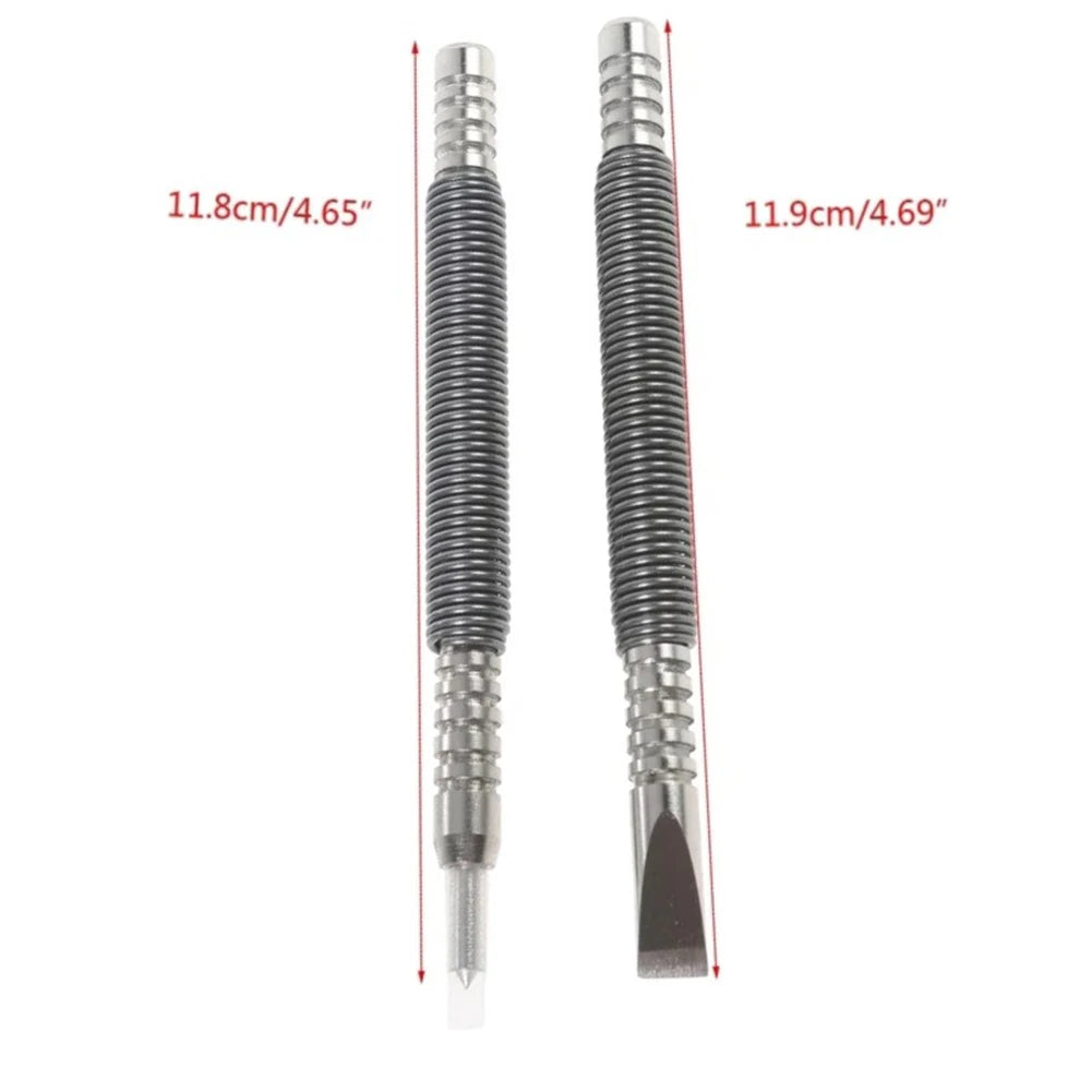 Spring Tool Nail Hammer Punch Workshop High Speed Steel Workshop Equipment 1/8inch & 5/16inch 2 Pcs High Quality
