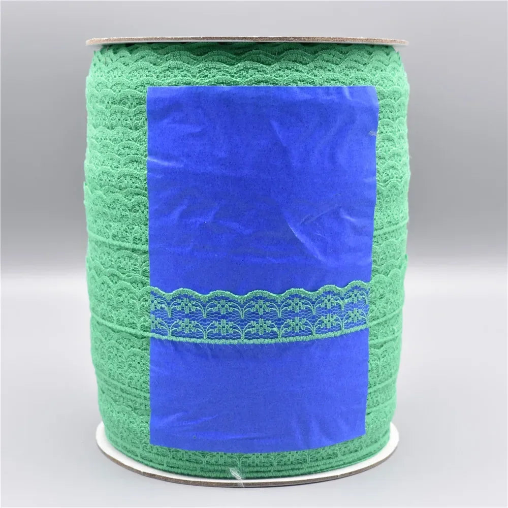 Wholesale 600yards/Roll White Lace Ribbon Width/22mm Lace Trim Fabric Embroidered Sewing Decoration African Lace Fabric Applique