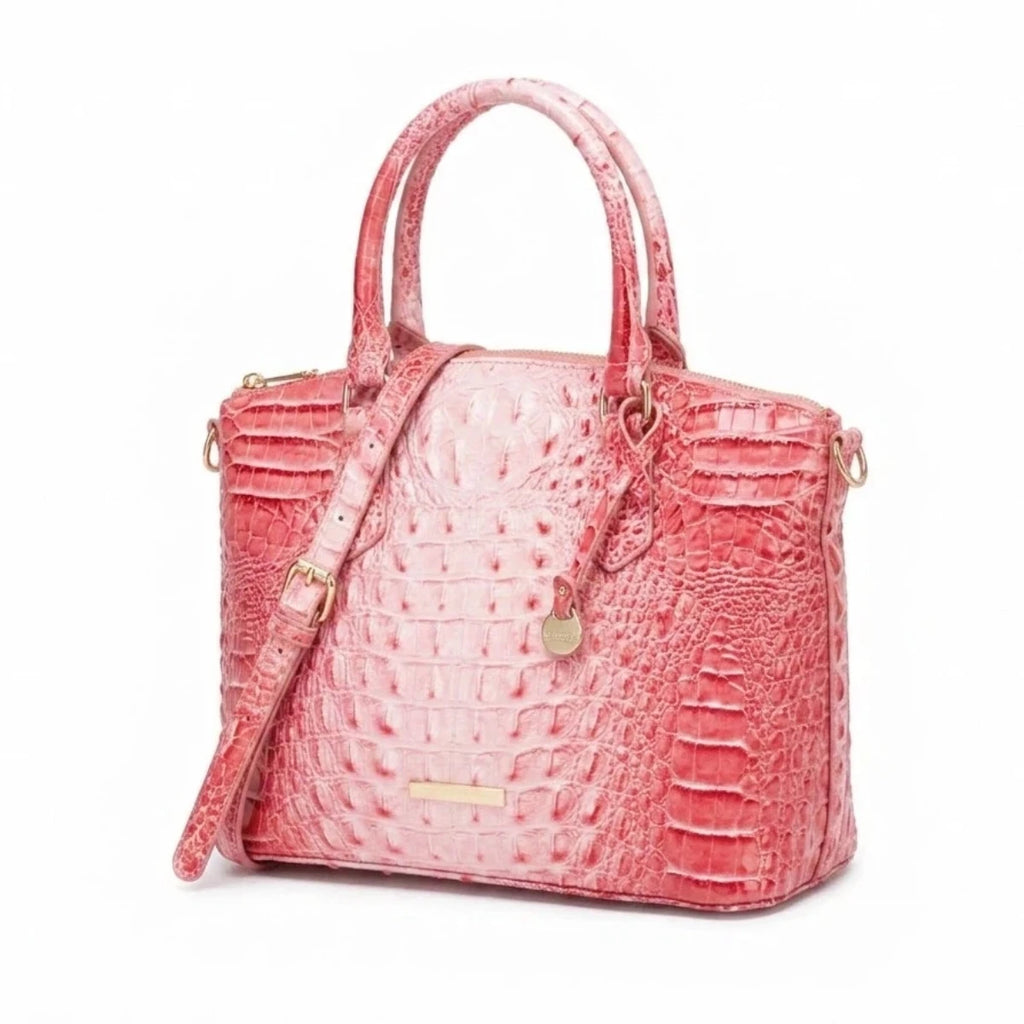 Embossed Dome Tote Bag for Women Convertible Top Handle Shoulder Bag with Detachable Strap Zipper Closure Lightweight Portable Daily Purse Ideal for Outdoor Hiking Camping Travel Weekend Getaway Daily Commute Casual Outing an