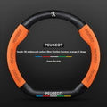 Car Steering Wheel Cover For Peugeot 106 107 108 206 207 208 301 307 308 406 407 408 508 607 2008 3008 4008 5008 GT RCZ Rifter