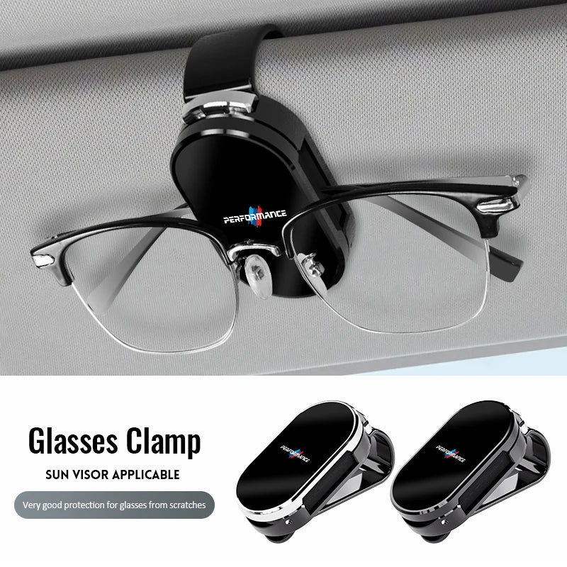 1Pcs Car Sun Visor Glasses Storage Clip Sunglasses Holder For BMW X1 X2 X3 X5 X4 X6 X7 G30 G20 G32 G11 G12 F40 F30 F20 F10 F34