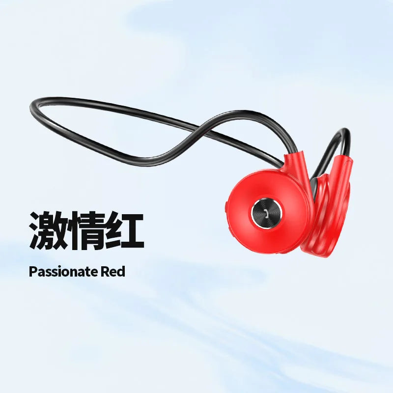 M1 Bone Conduction Bluetooth Earphones with True Stereo Earband Microphone for Running Sports Business Noice Cancelling Mic