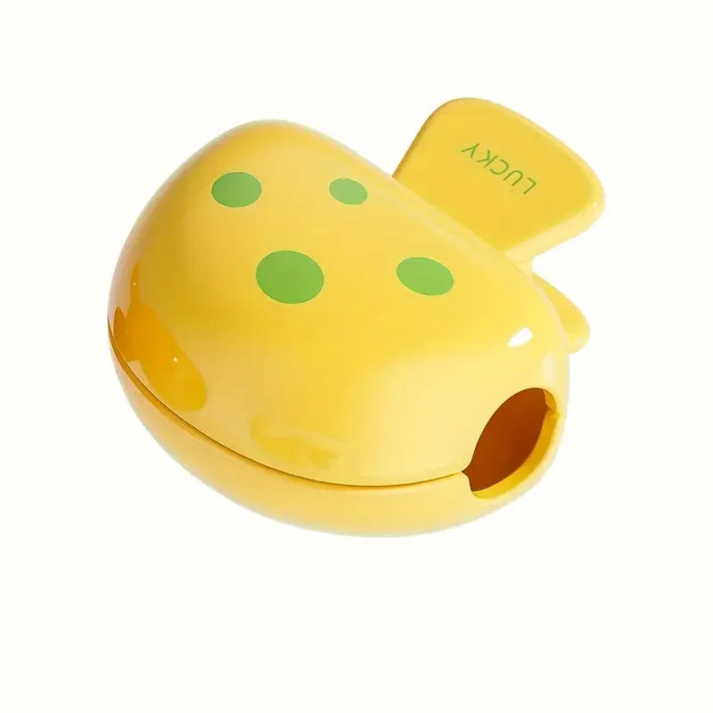 ravel Toothbrush Case - Compact Clip-On Cover, Durable & Washable, White/Red/Yellow - Ideal for Home, Trips & Outdoor Use