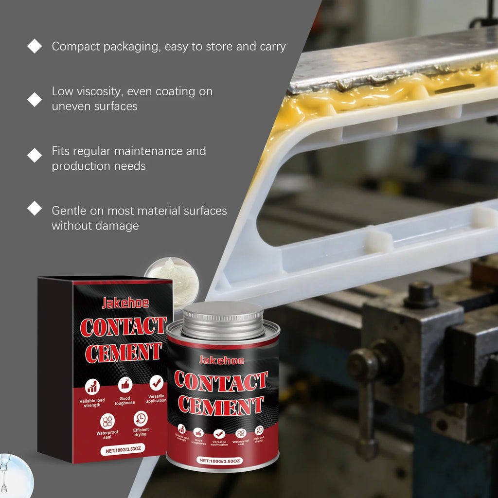 Contact Adhesive Glue Flexible Waterproof Heat Resistant Strong Bond For Furniture Leather Wood Rubber Repair Fast Drying DIY