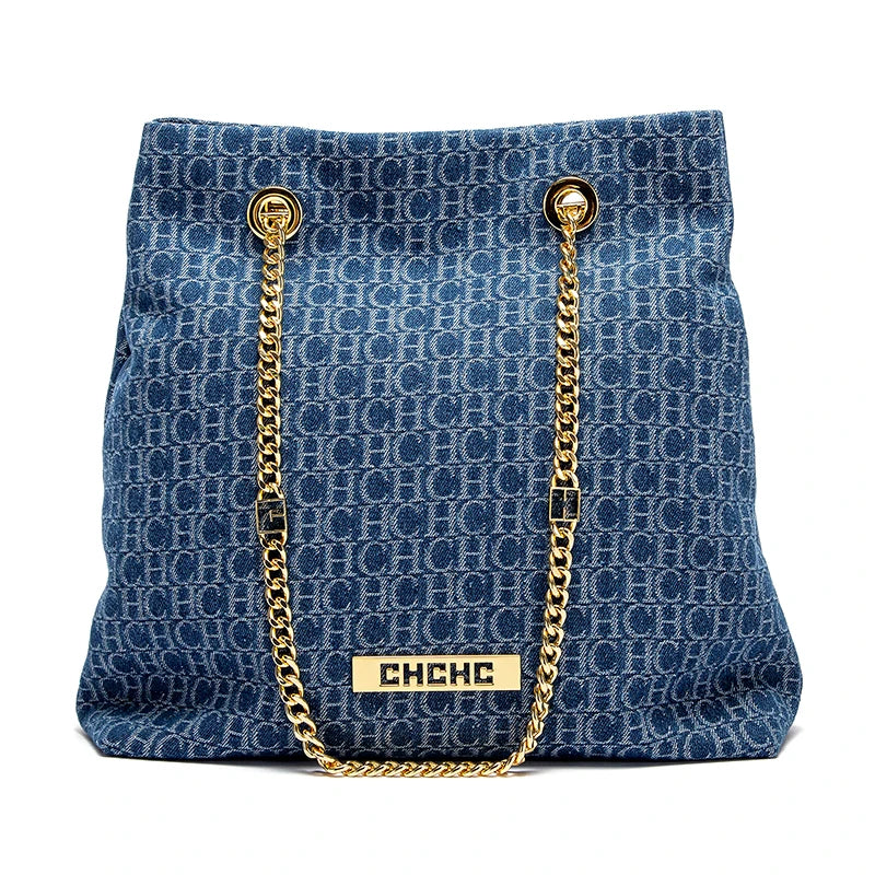 CHCH Women's Tote Bag 2025 New High Quality Chain Bag Women's Shoulder Bag Business Commuter