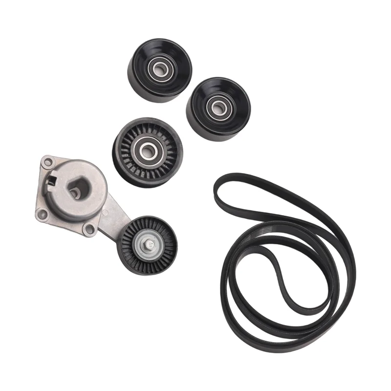 Drive Belt Tensioner Kit DBK061025B ACK061025 90K-38274A Serpentine Belt Assembly For Ford F-150 F-250 F-350-Boom