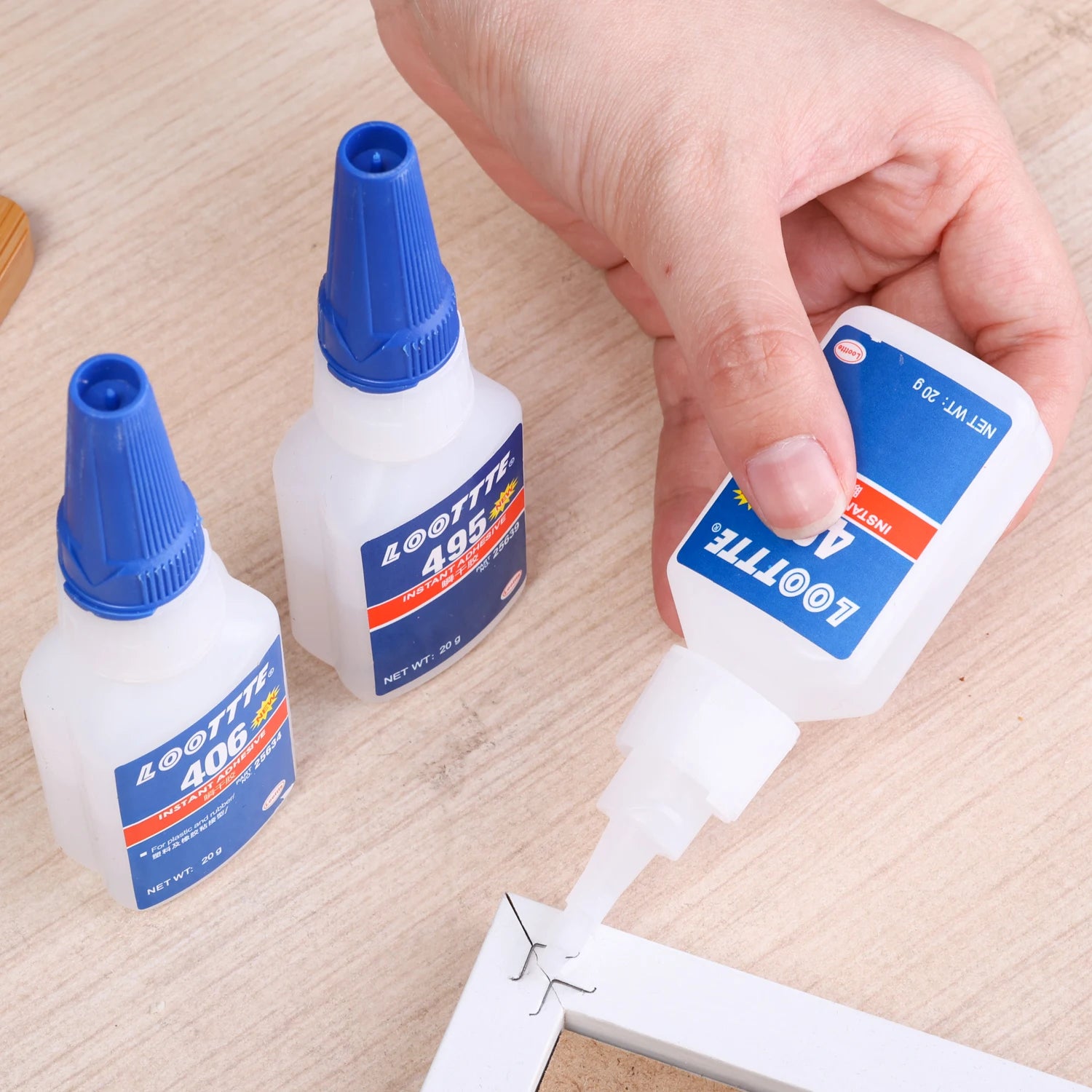 10/1pc 495/401/406 Strong Glue Quick Drying Instant Liquid Glue High Temperature Resistant Adhesive for Metal Plastic Wooden
