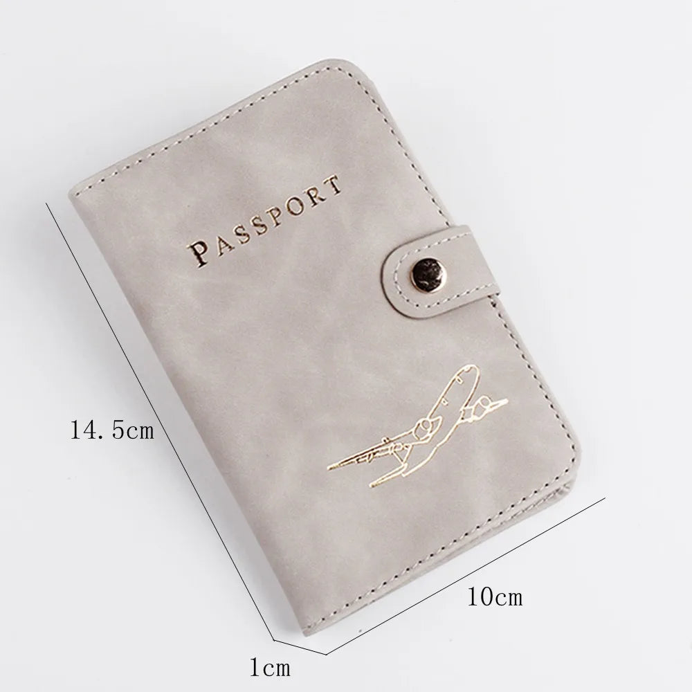 Passport Cover Case Passport Holder Wallet Card Holder Hot Stamping Fashion Travel Accessories