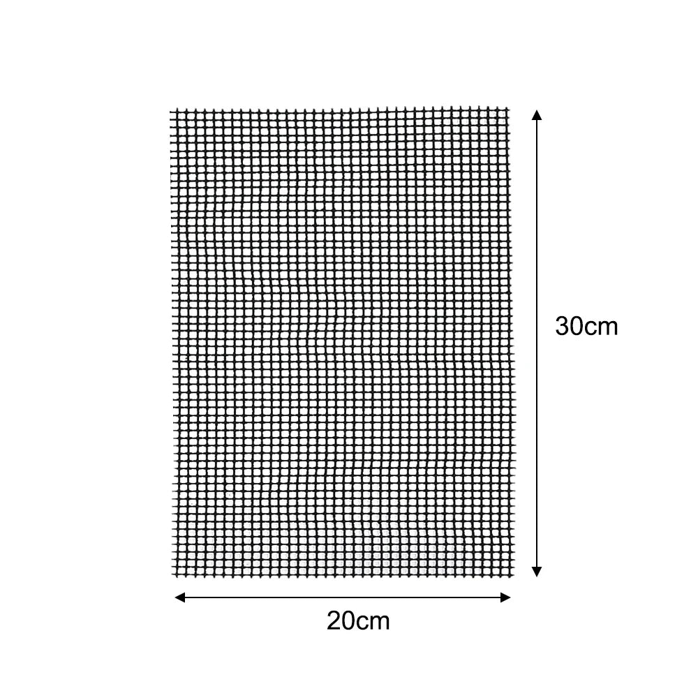 Non-Stick BBQ Grid Pad High Temperature Resistant Barbecue Mesh Reusable Easily Cleaned Cooking Pads Baking Grill Tool 40x30cm