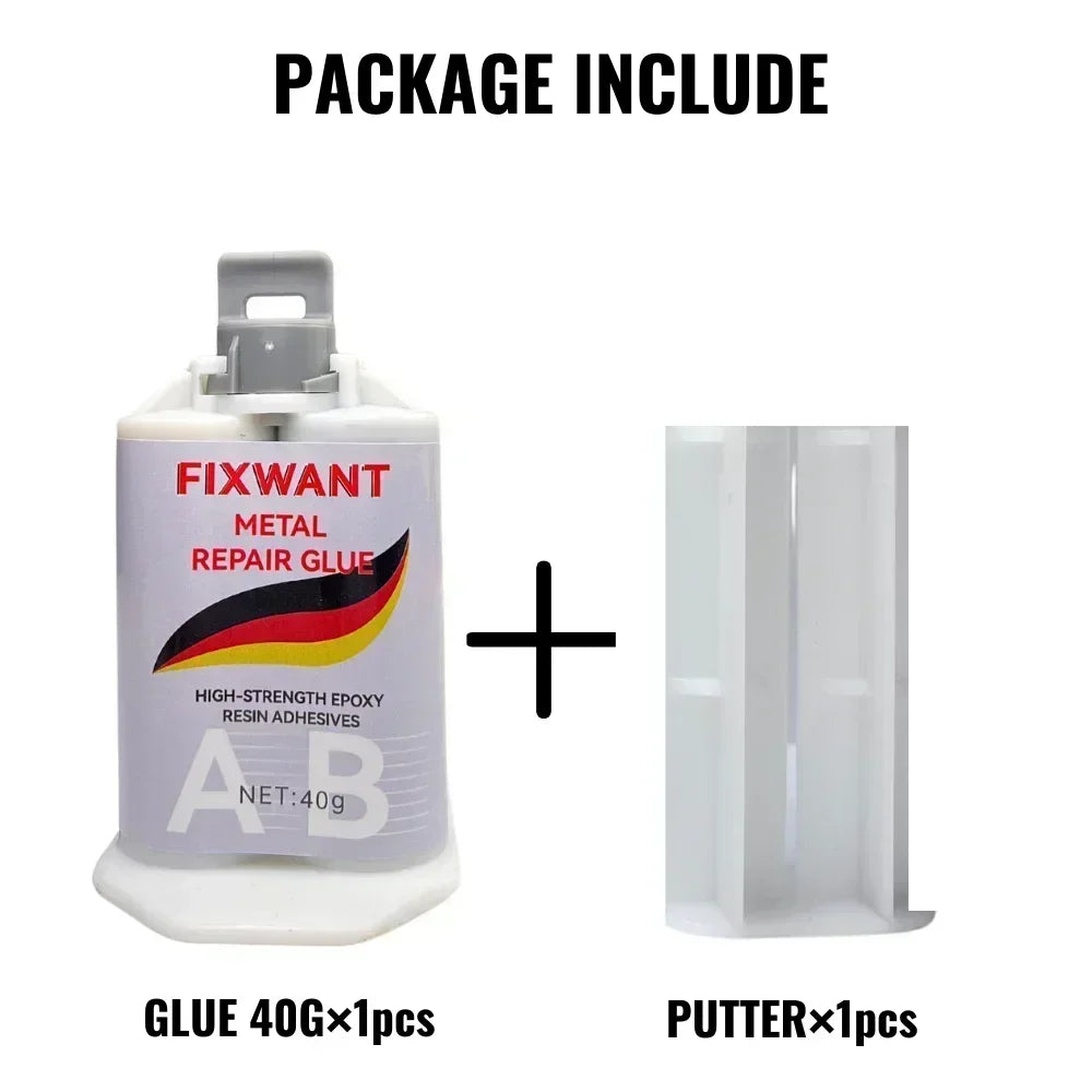 180℃ High Temperature Resistant Strong Metal Glue for Metal Mutual Bonding Copper Aluminum Alloy Zinc Alloy Iron Adhesive