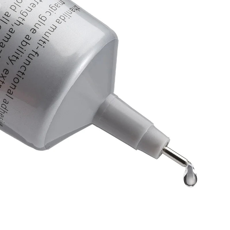 Zhanlida B6000 110ml Clear Acrylic Crystal Adhesive Phone Screen Glass Repair Liquid Glue Bonding Rubber Leather Toys Gel