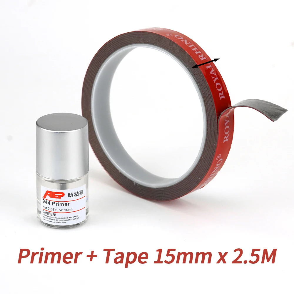ADHESION PROMOTER + DOUBLE SIDED TAPE = BEST BUDDIES EVER 944 Primer Acrylic Foam Tape Increase Viscosity 80%