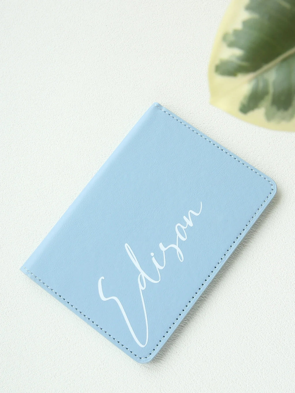 Custom Logo Passport Holder Personalized Travel Wallet Engraved Name Passport Cover Case Travel Essentials Card Holder Unique