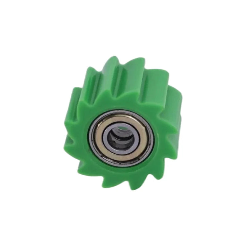 8mm green guide wheel for off-road motorcycle, wear-resistant chain guide accessory part