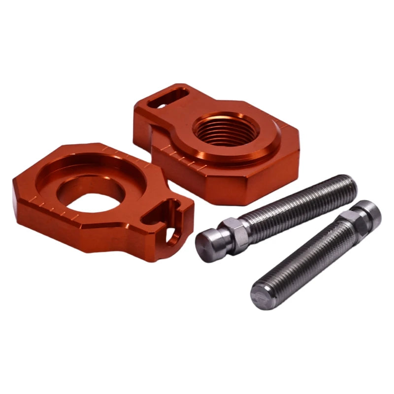 Motorcycle 20mm CNC Rear Chain Adjuster Axle Blocks For SX SXF XC XCF TC FC TX 125 150 250 300 350 450 Accessories