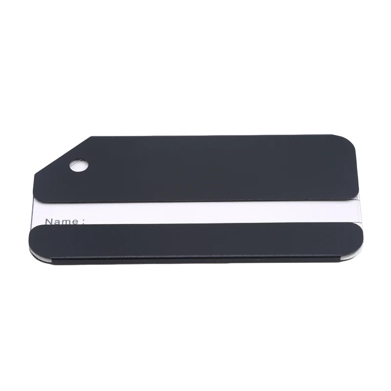 5Pcs Luggage Tags Aluminium Alloy Suitcase Tag Luggage Tag Id Luggage Tags For Suitcases Travel Luggage Baggage Identifier