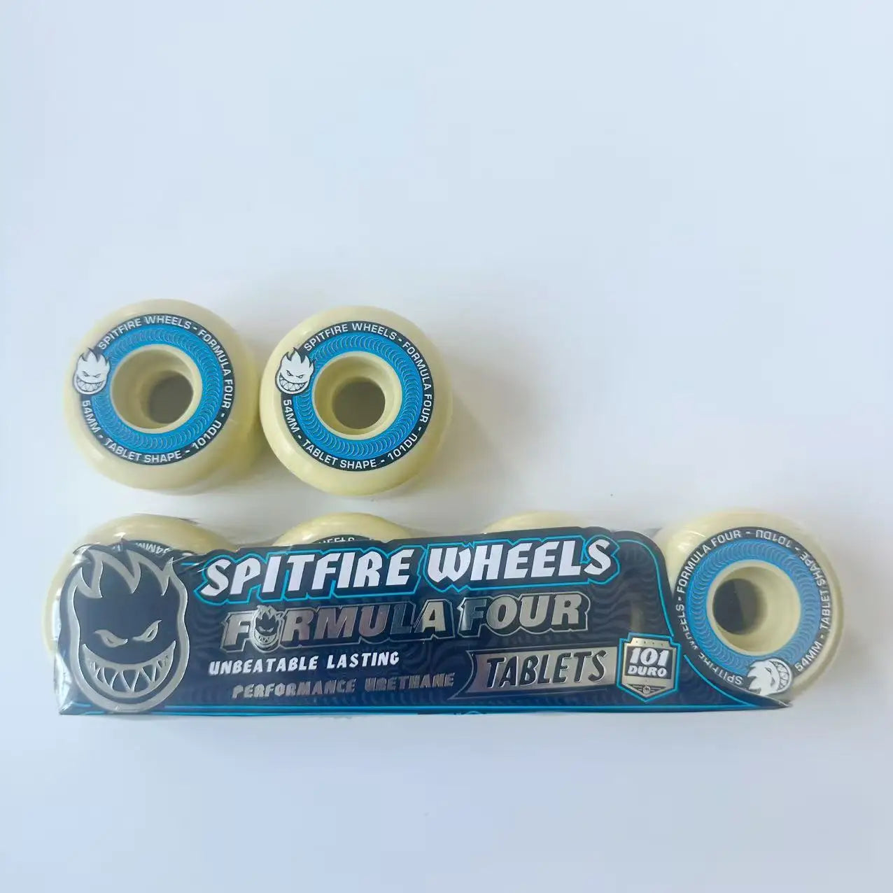 Spitfire Wheels Imported Genuine Spitfire 52mm 101duro 53mm 54mm 56mm 99duro 80HD Skateboard Wheel for Skateboard