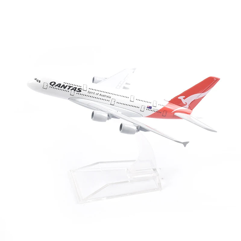 JASON TUTU  Aircraft Model Boeing 747 B787 B777 Planel Airplane Airbus A380 A320 Diecast Metal 1/400 Scale Planes Collect Gifts