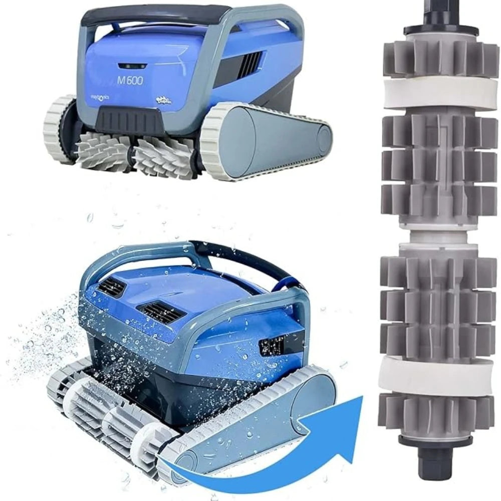 Replacement Brushes for Dolphin M600 Pool Cleaner - Fits Rear Basic & Climbing Brushes, Durable & Easy Install