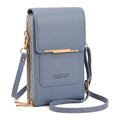 Pomelo Best Touch Screen RFID Crossbody Phone Bag Women PU Leather Multi Card Slots Shoulder Purse