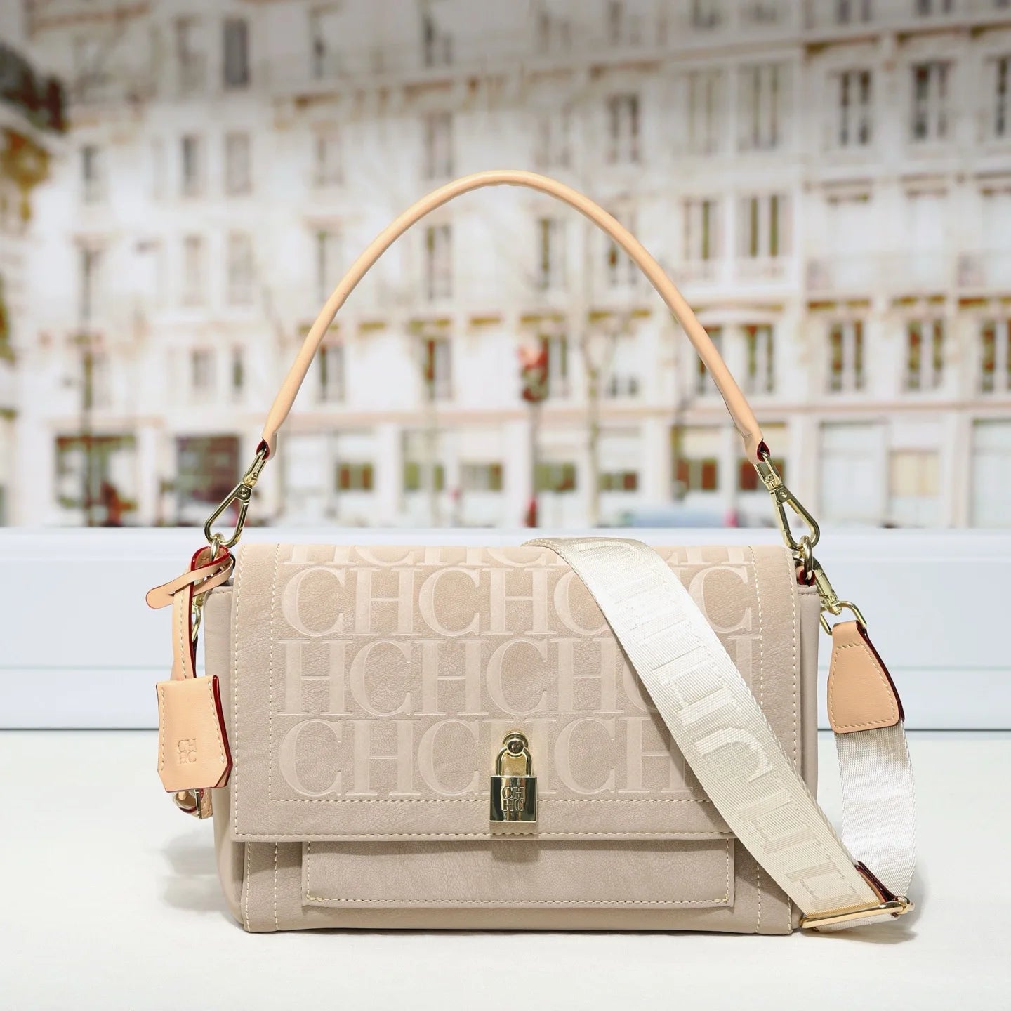 Women's new handbag light luxury high-end wide shoulder strap crossbody bag casual versatile handbag commuting shoulder bag