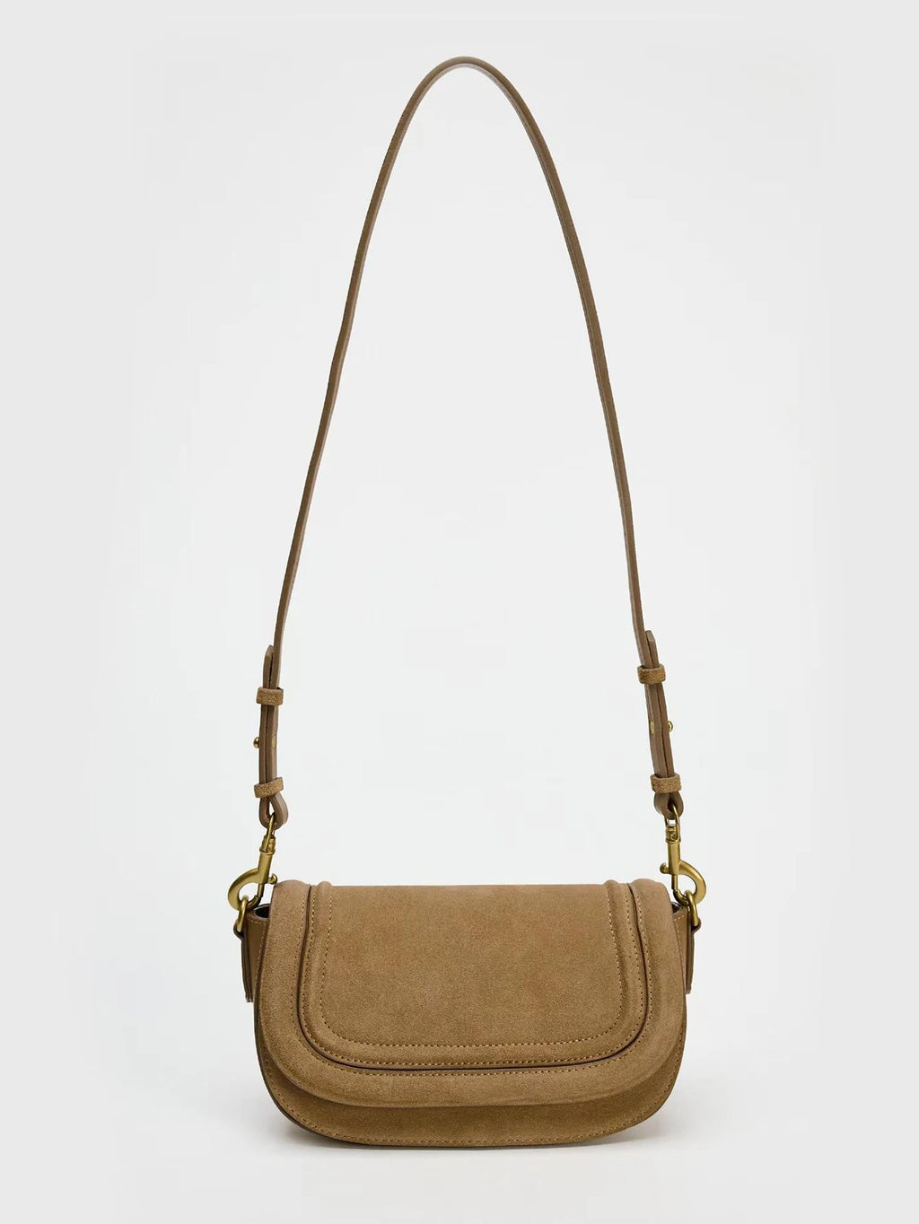 New Fashionable Casual Retro Solid Color Large Capacity Adjustable Shoulder Strap Multi-Functional Crossbody Bag, Suitable For P