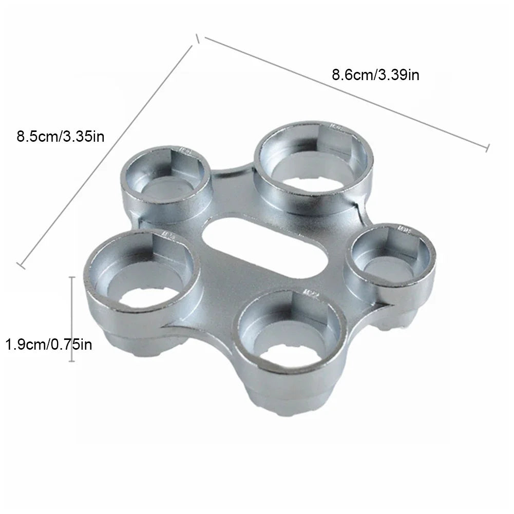 Faucet Aerator Wrench Removal Tool Flow Adjusting Faucet Key Plumbing Spanner for Kitchen Bathroom Sink Tap Parts