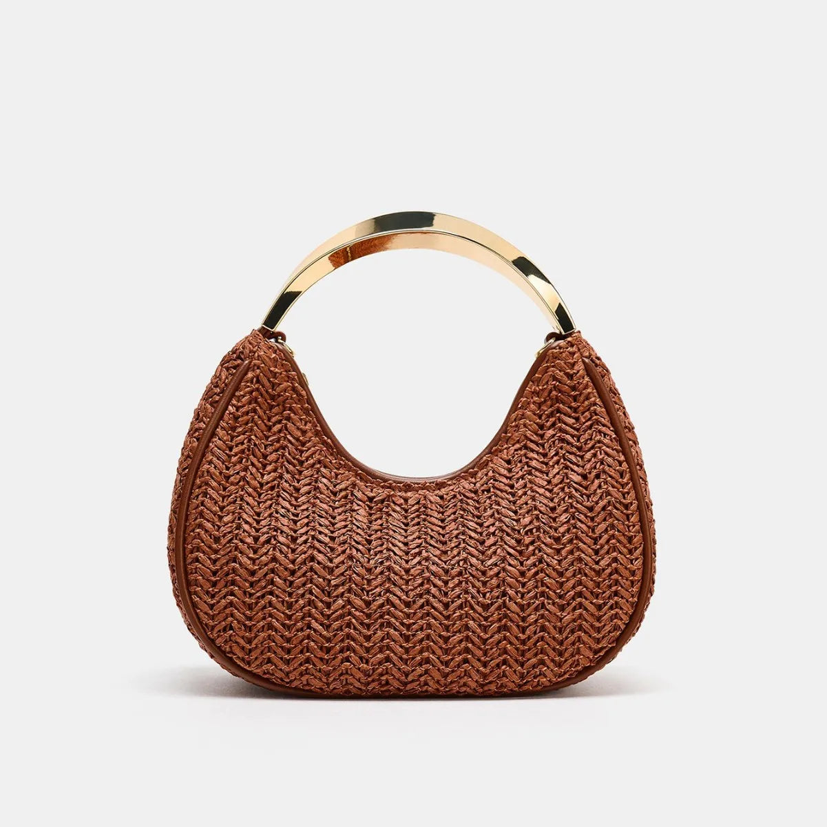Women Luxury Golden Textured Hobo Bag Metal Top Handle Evening Clutch Bag Detachable Crossbody Chain Strap Party Wedding Handbag