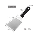 Wooden Handle Grill Spatula Square Head Pizza Shovel Pancake Beef Turner Scraper BBQ Utensils Steak Spatula Burger With Blade