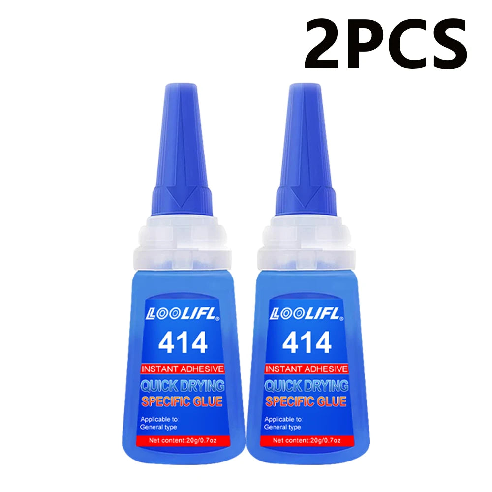 Strong Nail Art Adhesive Glue for Press on Nails False Tips Rhinestone Pearl Metal Chain Decoration, Quick Dry DIY Manicure Glue