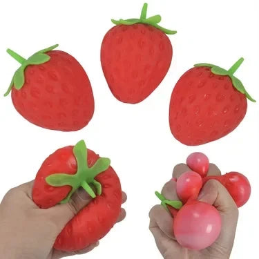 8cm Super Jumbo Strawberry Squishy Slow Rising Anti-Stress Fidget Toy for Adults Kids Non-Toxic Anxiety Relief Squeeze