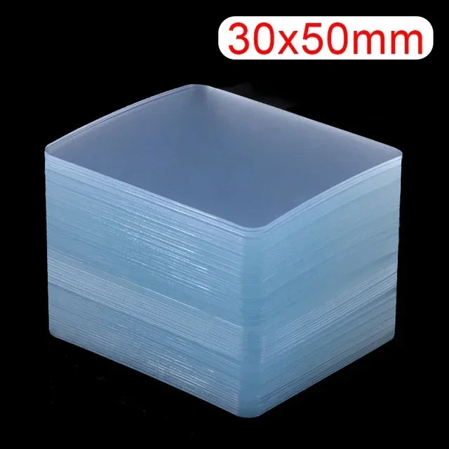 10/120PCS Heavy Duty Double Sided Adhesive Patches Nano Tape Transparent Square Wall Stickers Waterproof Removable No Traces Pad