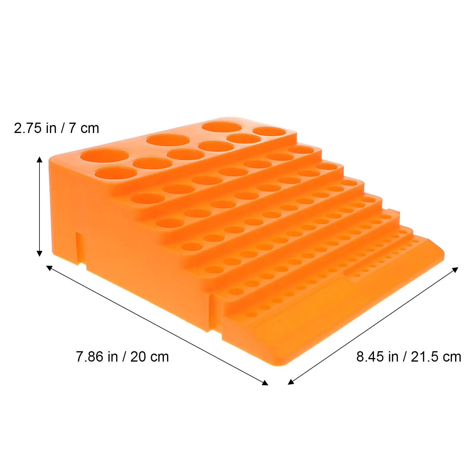 Heavy Duty 84 Hole Drill Bit Storage Holder Compact Milling Cutter Organizer Efficient Tool Sorting Tray Workshop Essential